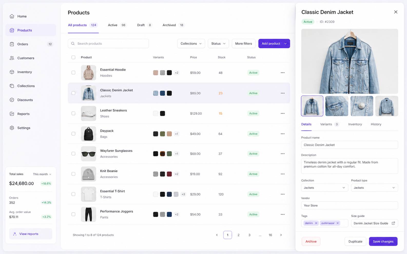 Small business products, packaging and a branded mobile storefront